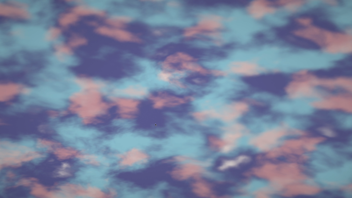 Swirling colors of indigo, teal, coral and cream