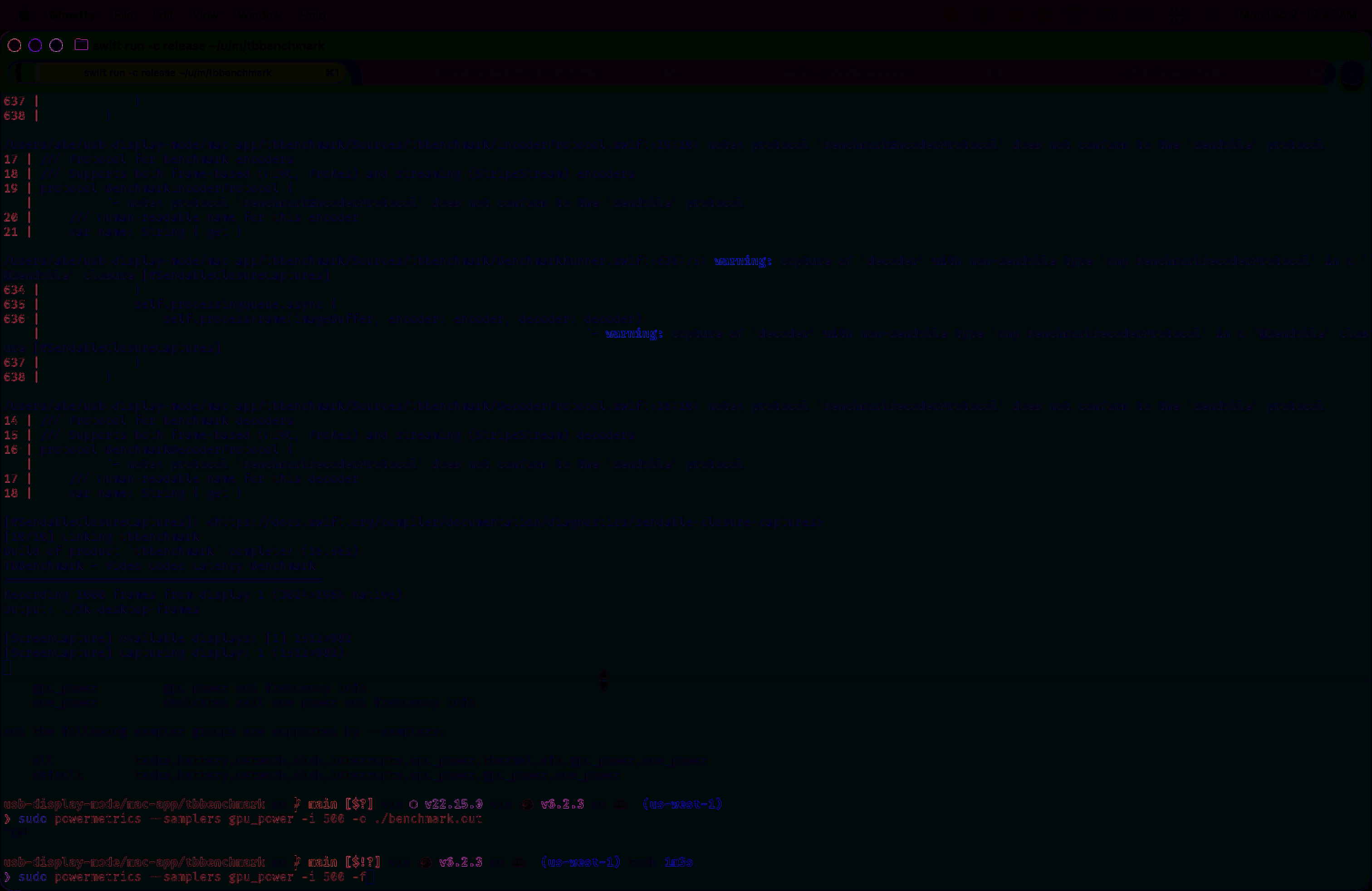 HEVC text compression artifacts visualized